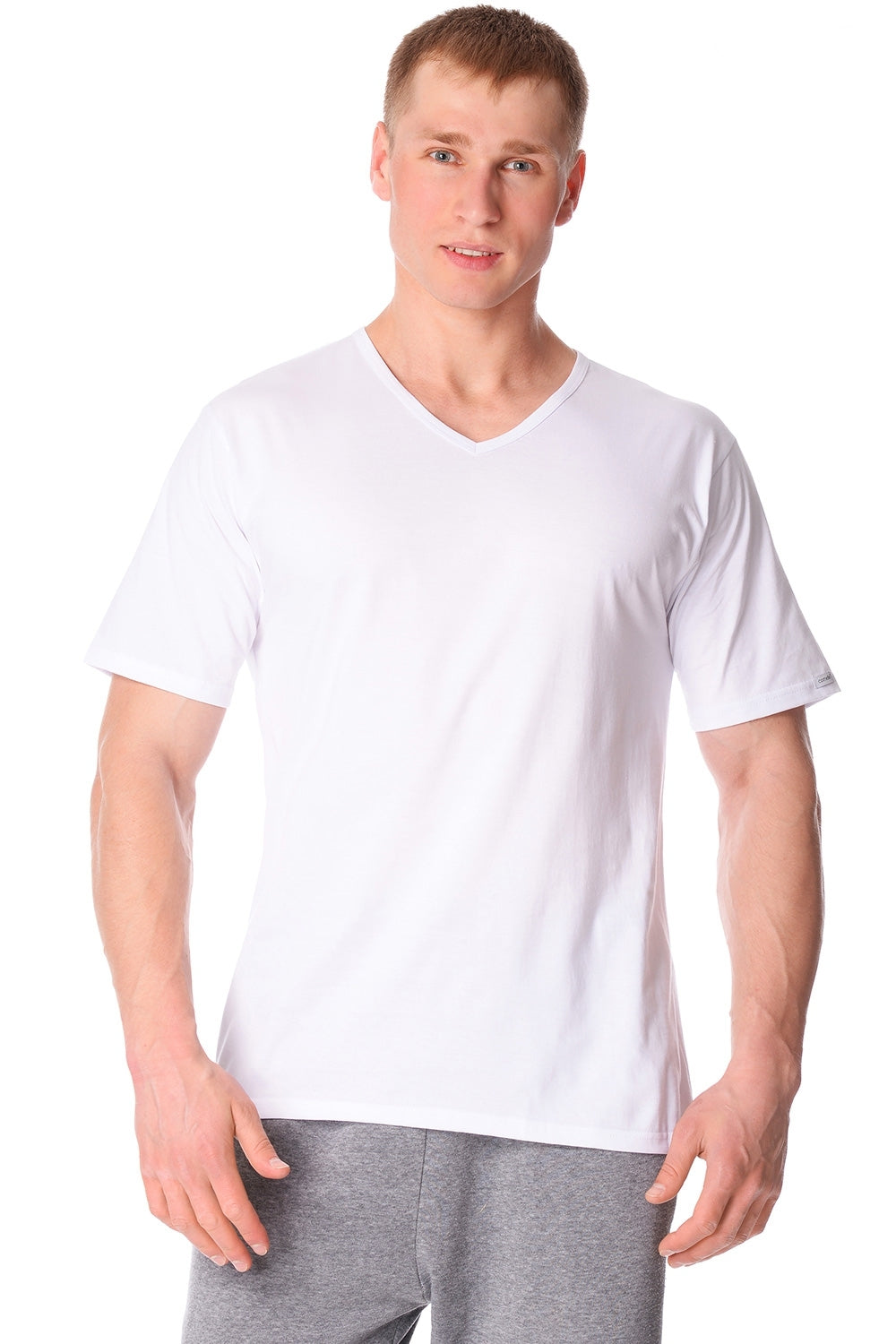 Мужская футболка из хлопка 201 Concord white