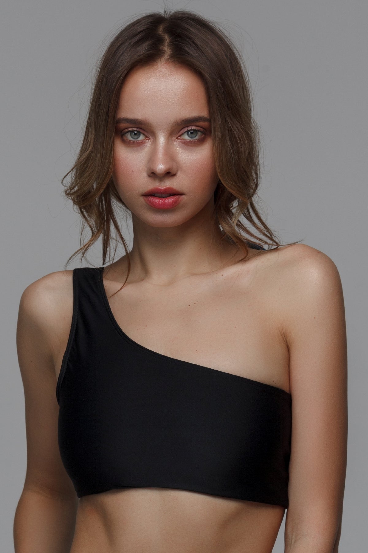 Купальный лиф на одно плечо SS19103/1 Molly black