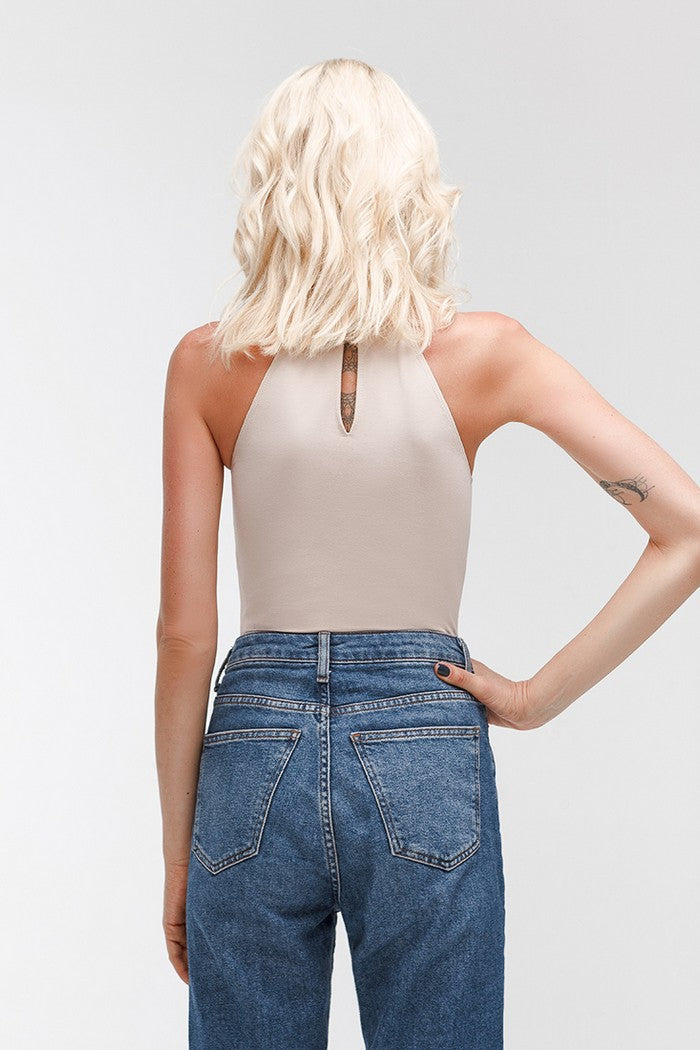 Хальтер-боди из хлопка WL18307/4 Sunday beige