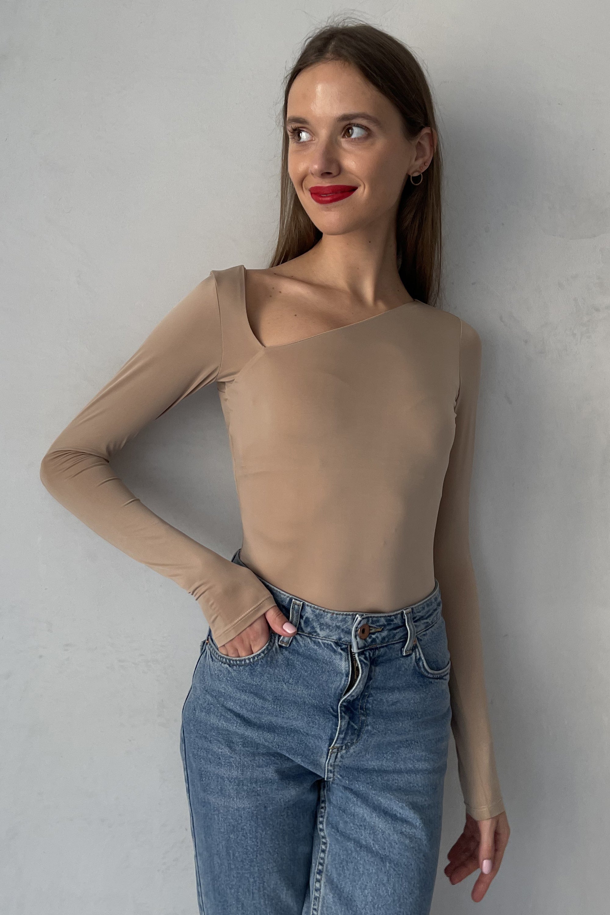 Боди из микронейлона AW22625/4 Model A beige