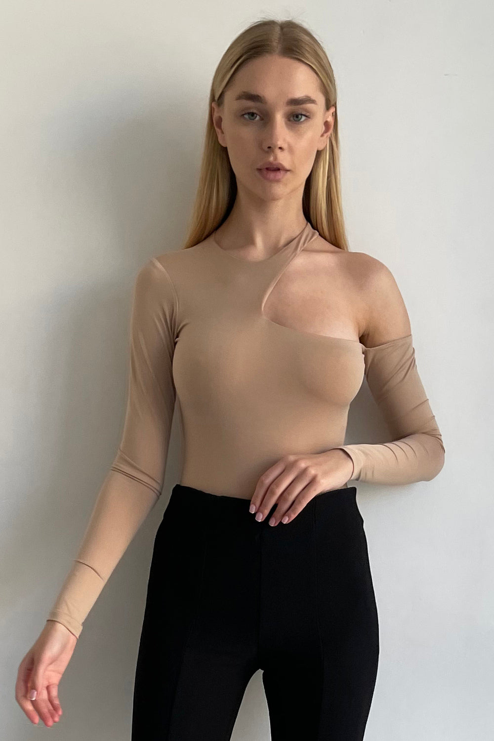 Боди из микронейлона AW22626/1 Model B beige