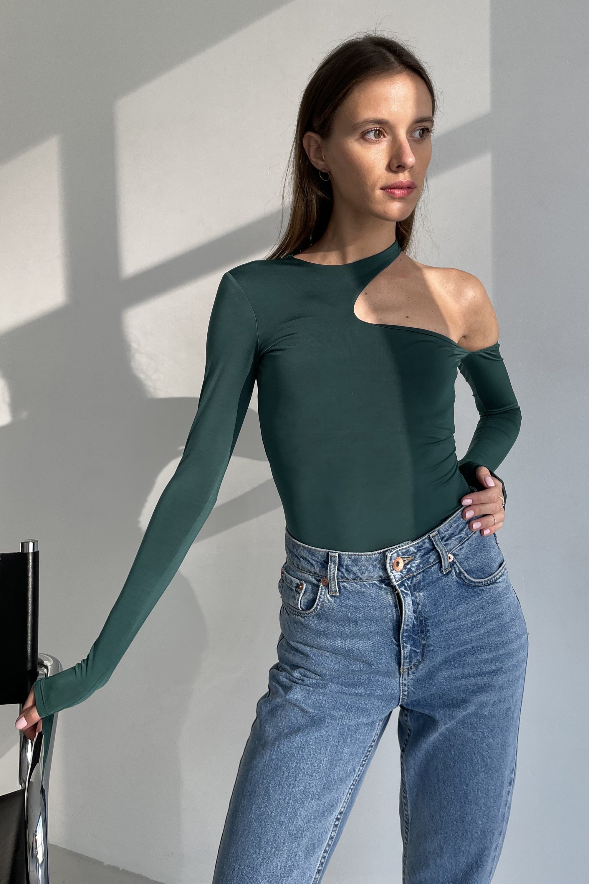 Боди из микронейлона AW22626/30 Model B green