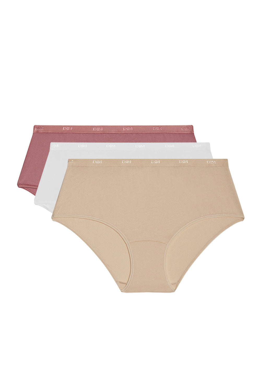 Хлопковые шортики 4H01 Les Pockets Coton (3 шт.) blanc/rose/rose