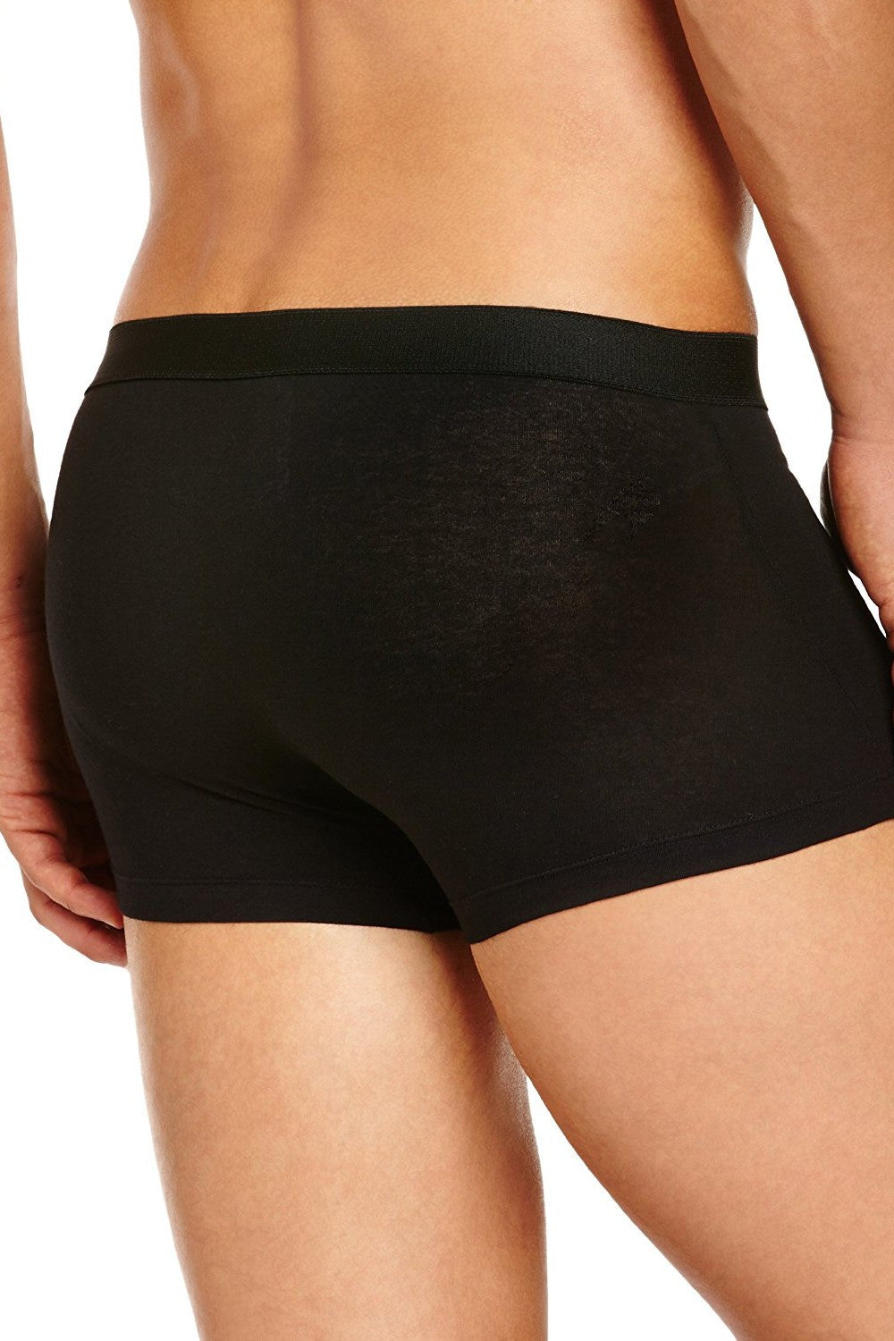 Чоловічі труси шорти з бавовни 6578 (2 шт.) black/gray