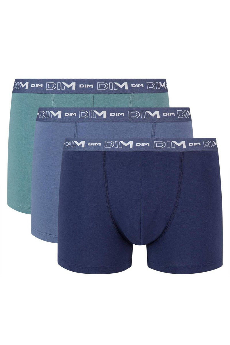 Мужские трусы шорты 6596 MPK (3 шт.) vert p/bleu or/bleu d
