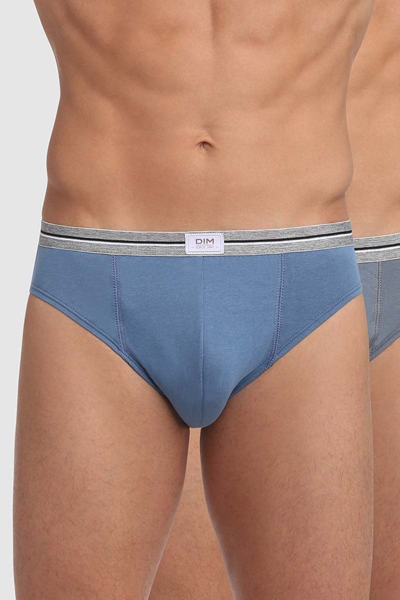 Мужские трусы слип D09B8 Ultra Resist (3 шт.) bleu/gris/bleu