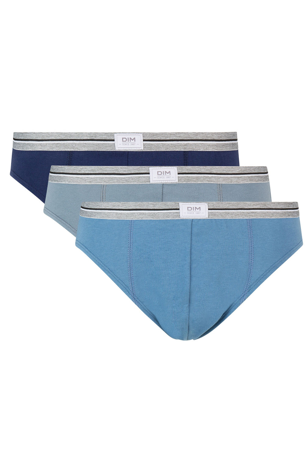 Мужские трусы слип D09B8 Ultra Resist (3 шт.) bleu/gris/bleu