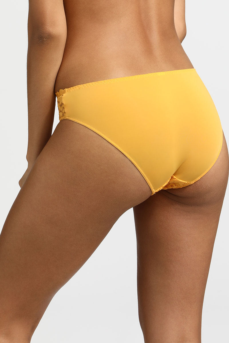 Трусики слип D09VE Blooming lace jaune