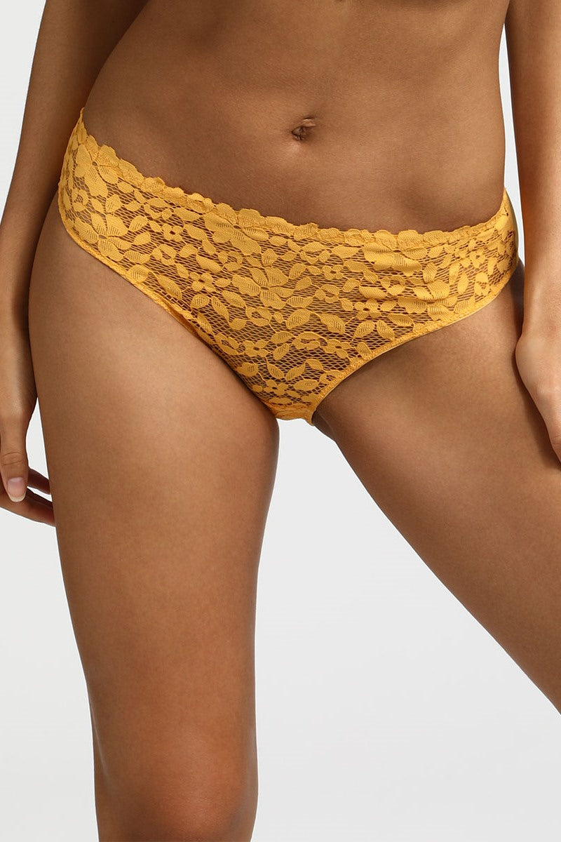 Трусики слип D09VE Blooming lace jaune