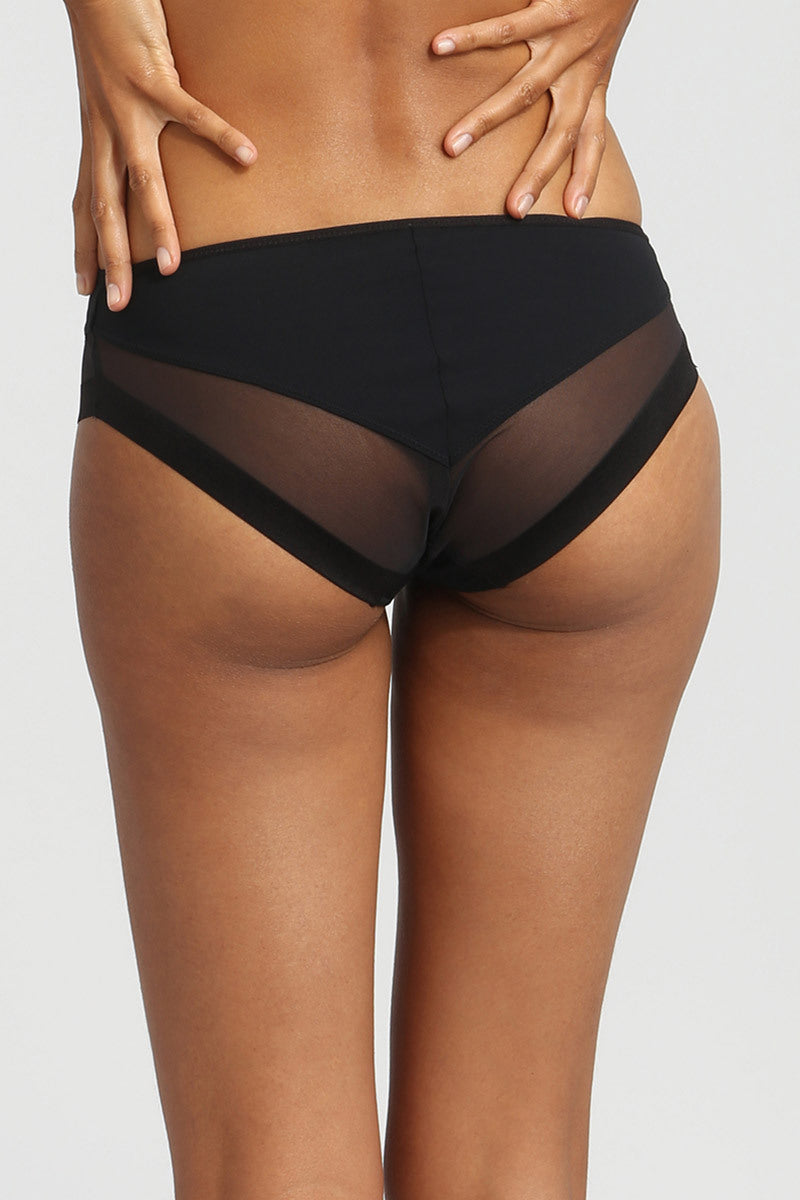 Трусики слип с микросеткой D0A63 Generous noir