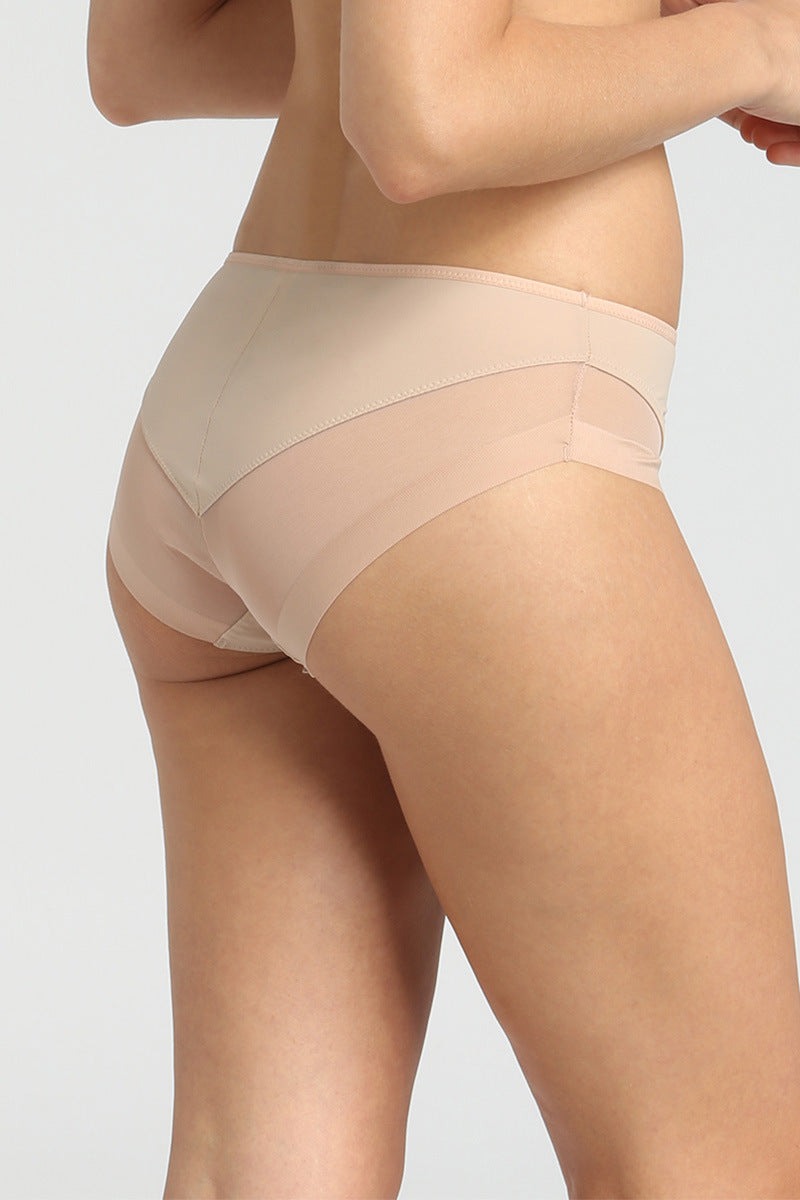 Трусики слип с микросеткой D0A63 Generous skin new