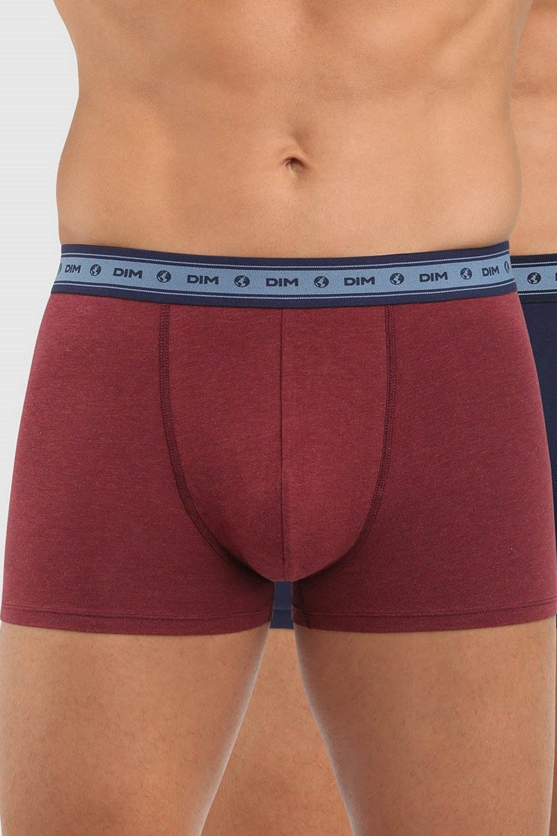 Мужские трусы шорты D0A6C Green (2 шт.) rouge/bleu