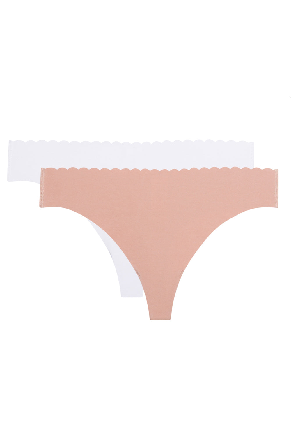 Бесшовные стринги D0A6M Body Touch (2 шт.) blanc/skin