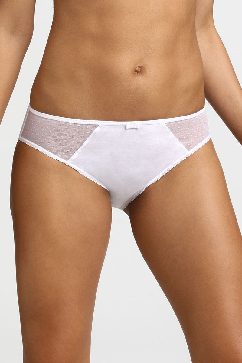 Хлопковые трусики слип D0ASG Genrous Organic blanc