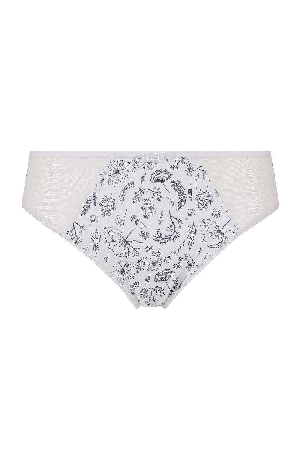 Хлопковые трусики слип D0ASG Genrous Organic impr herbier