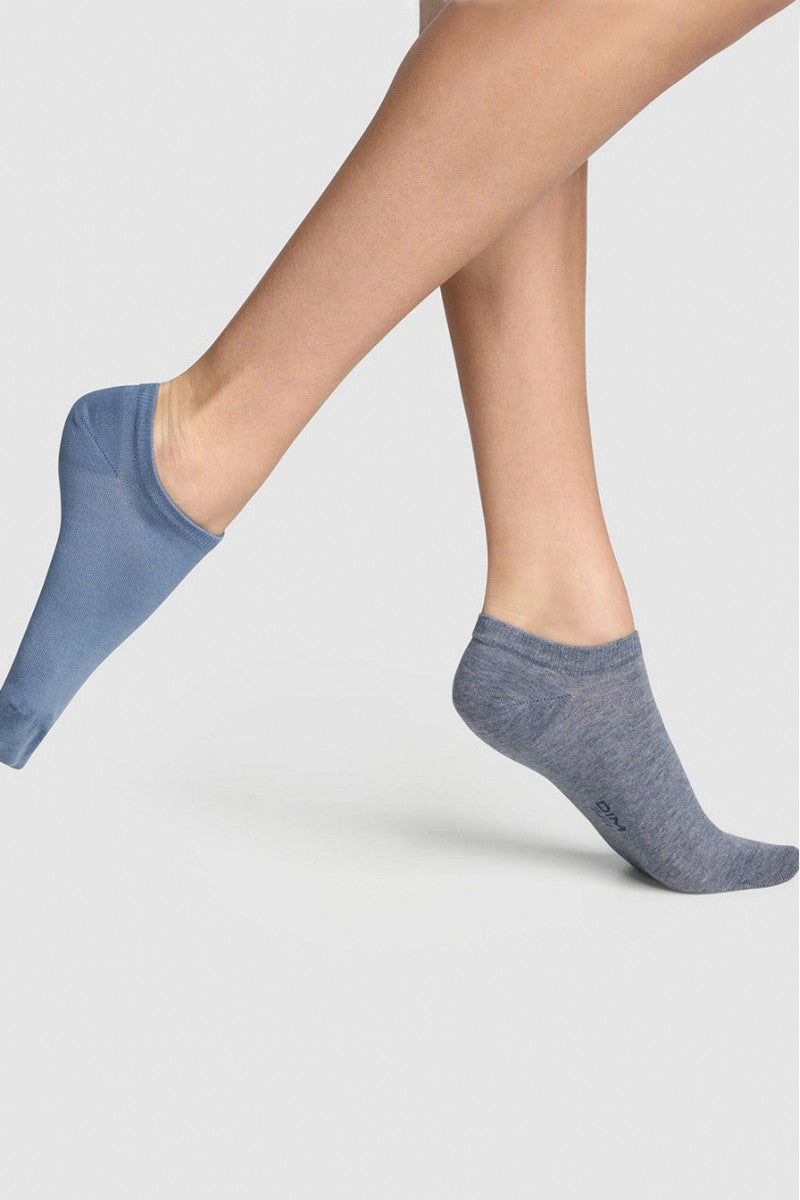 Набор хлопковых носков D06KK Invisible (2 шт.)