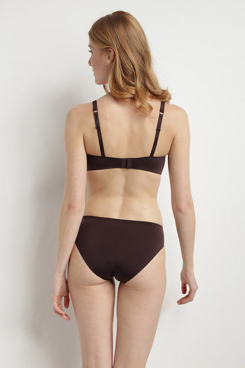 Бесшовный бюстгальтер без косточек D07HD InvisiFree marron pr