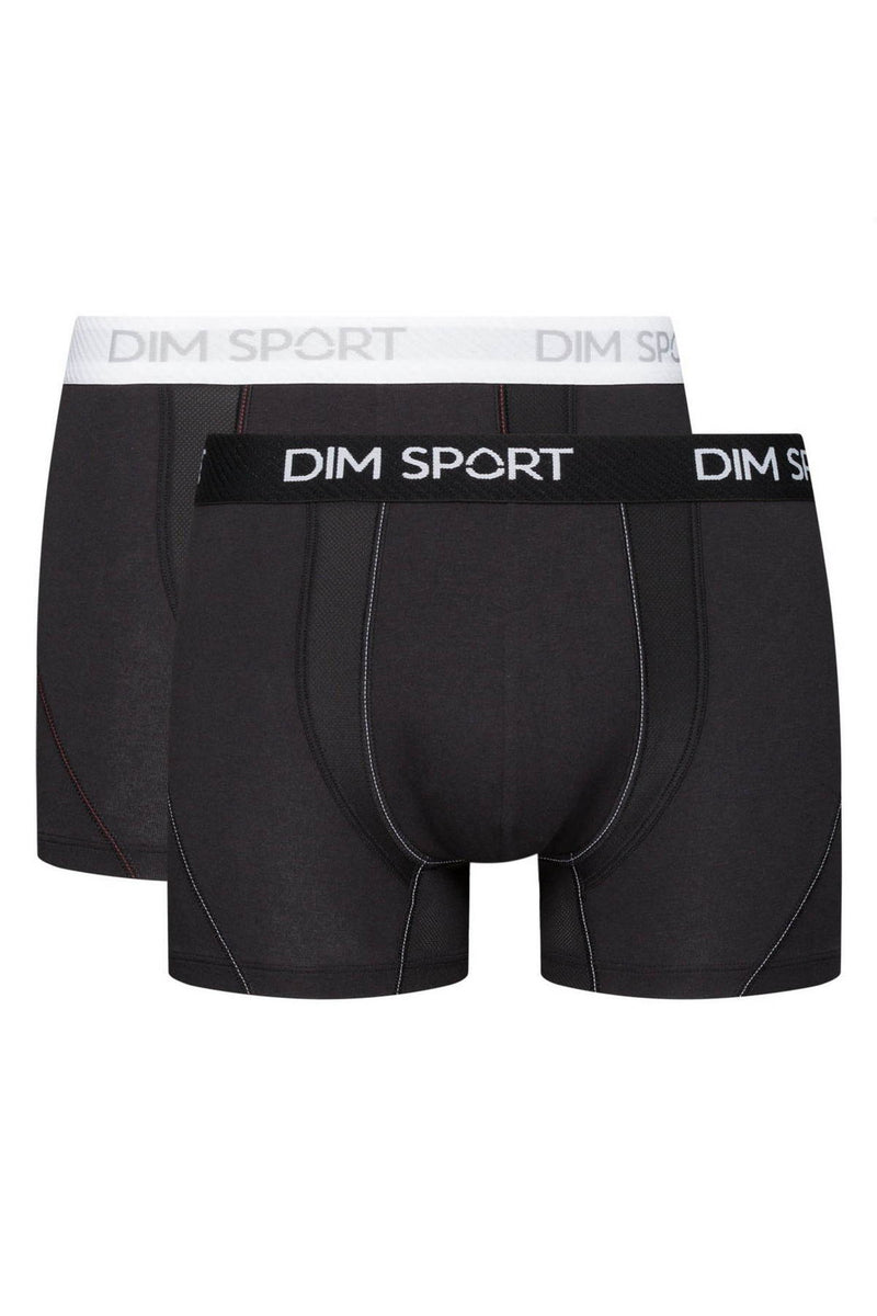 Мужские трусы шорты из хлопка D08EX Sport MPK (2 шт.) noir/noir