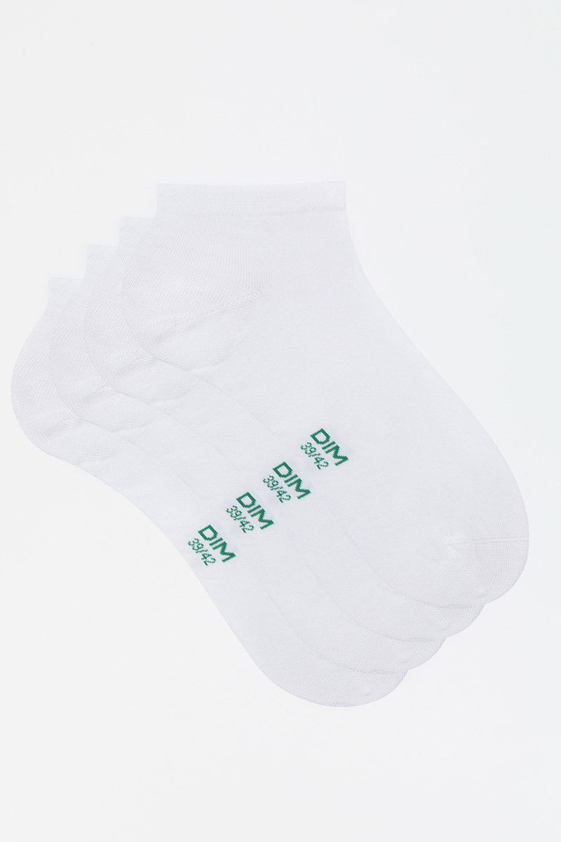 Низкие мужские носки из хлопка D09LC Green (2 шт.)