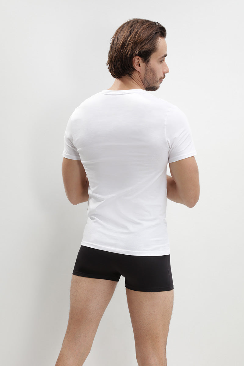 Мужская футболка из органического хлопка D0A6E Green (2 шт.) blanc