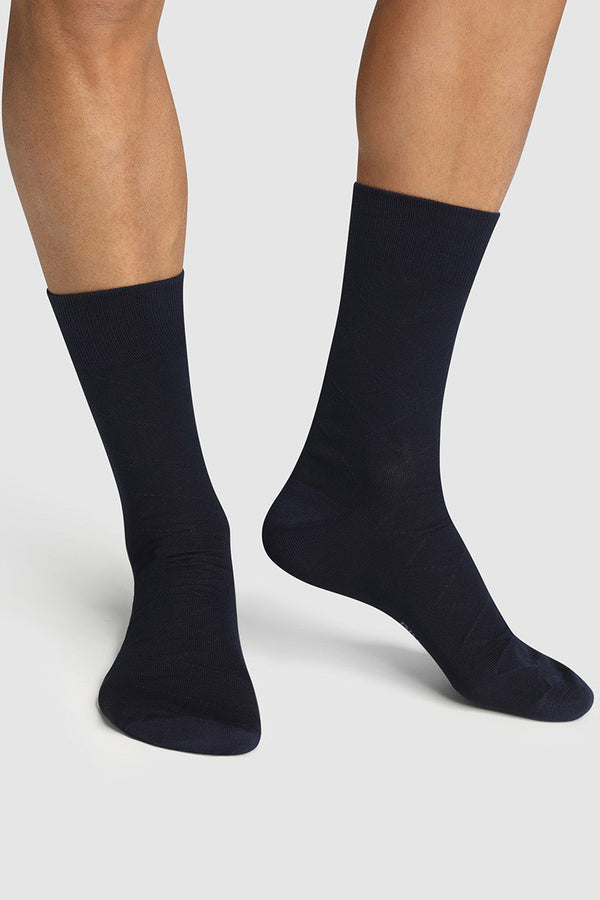 Высокие мужские носки из хлопка D0AAF Fil d`Ecosse (2 шт.)