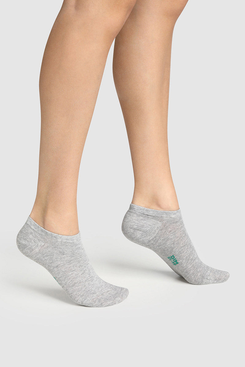 Низкие носки из органического хлопка D0AGK Green (2 шт.)