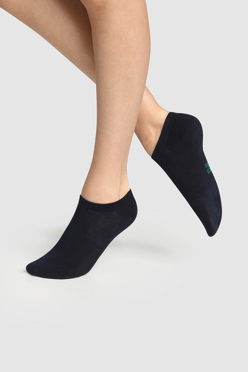 Низкие носки из органического хлопка D0AGK Green (2 шт.)