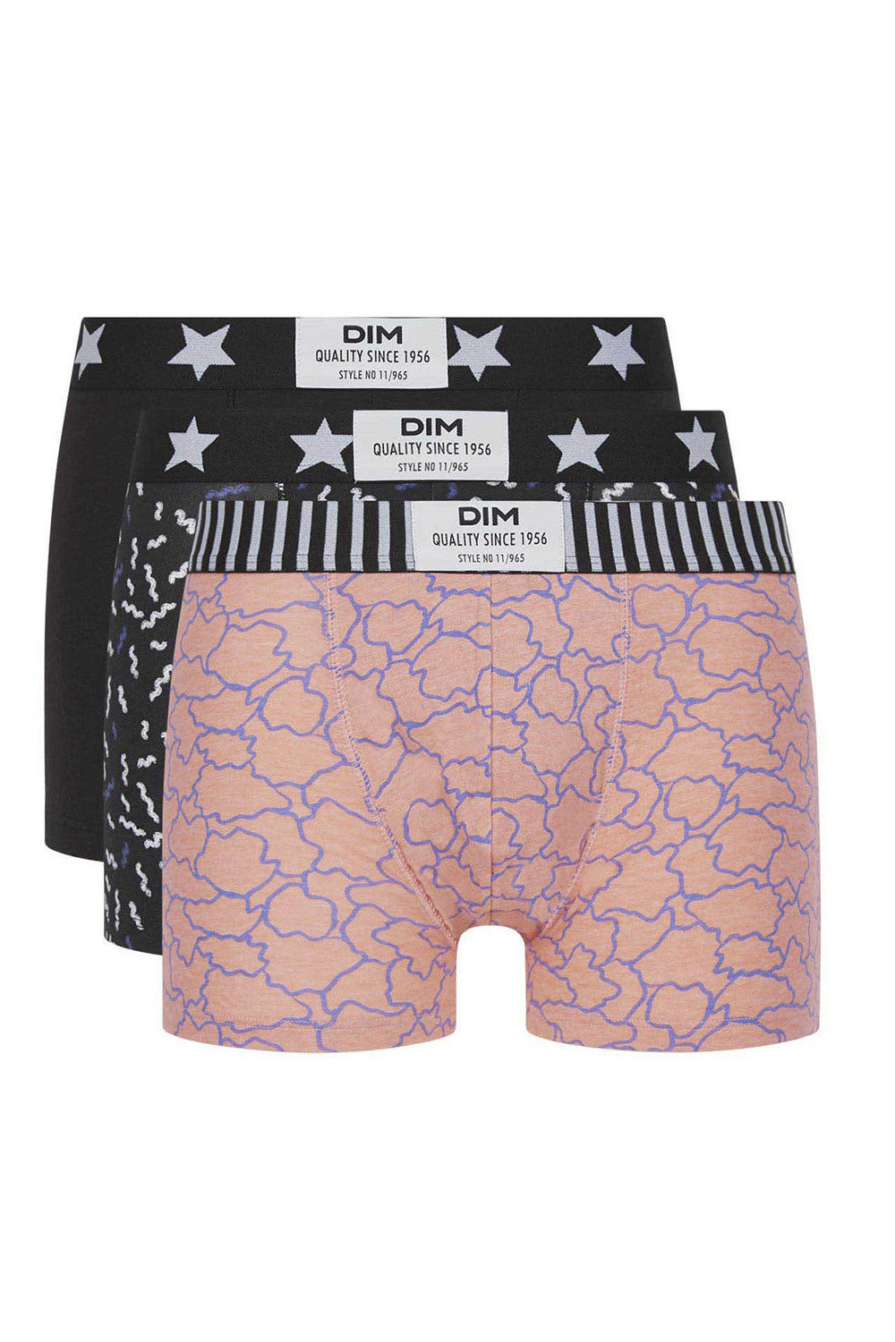 Мужские трусы шорты D0C6D MPK (3 шт.) fleur/cotill/noir