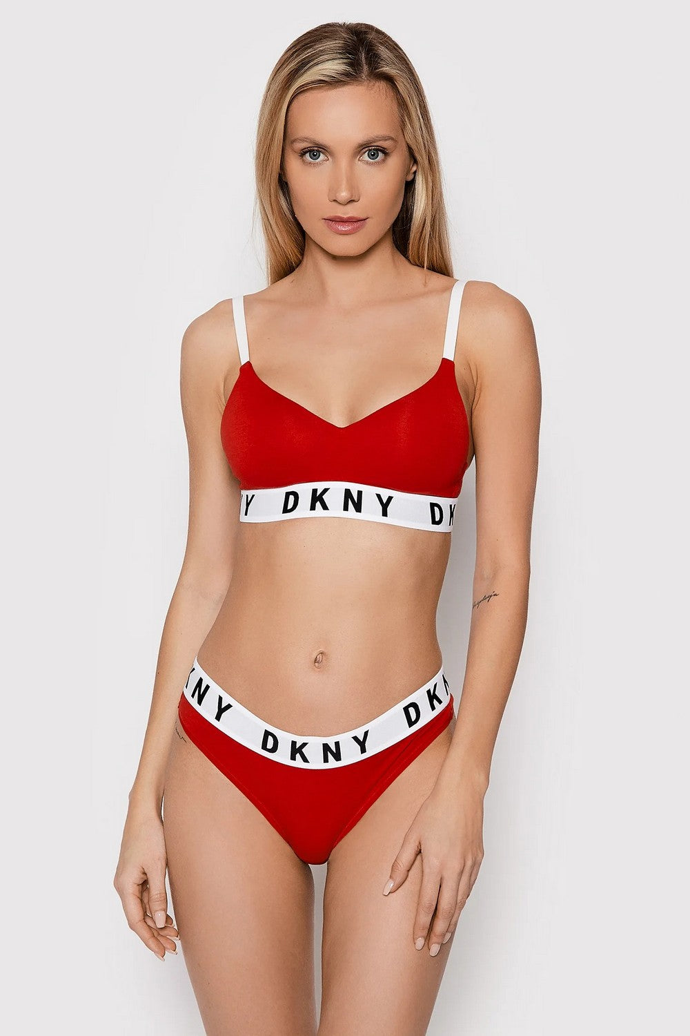 Топ с брендированной резинкой DK4518 brick