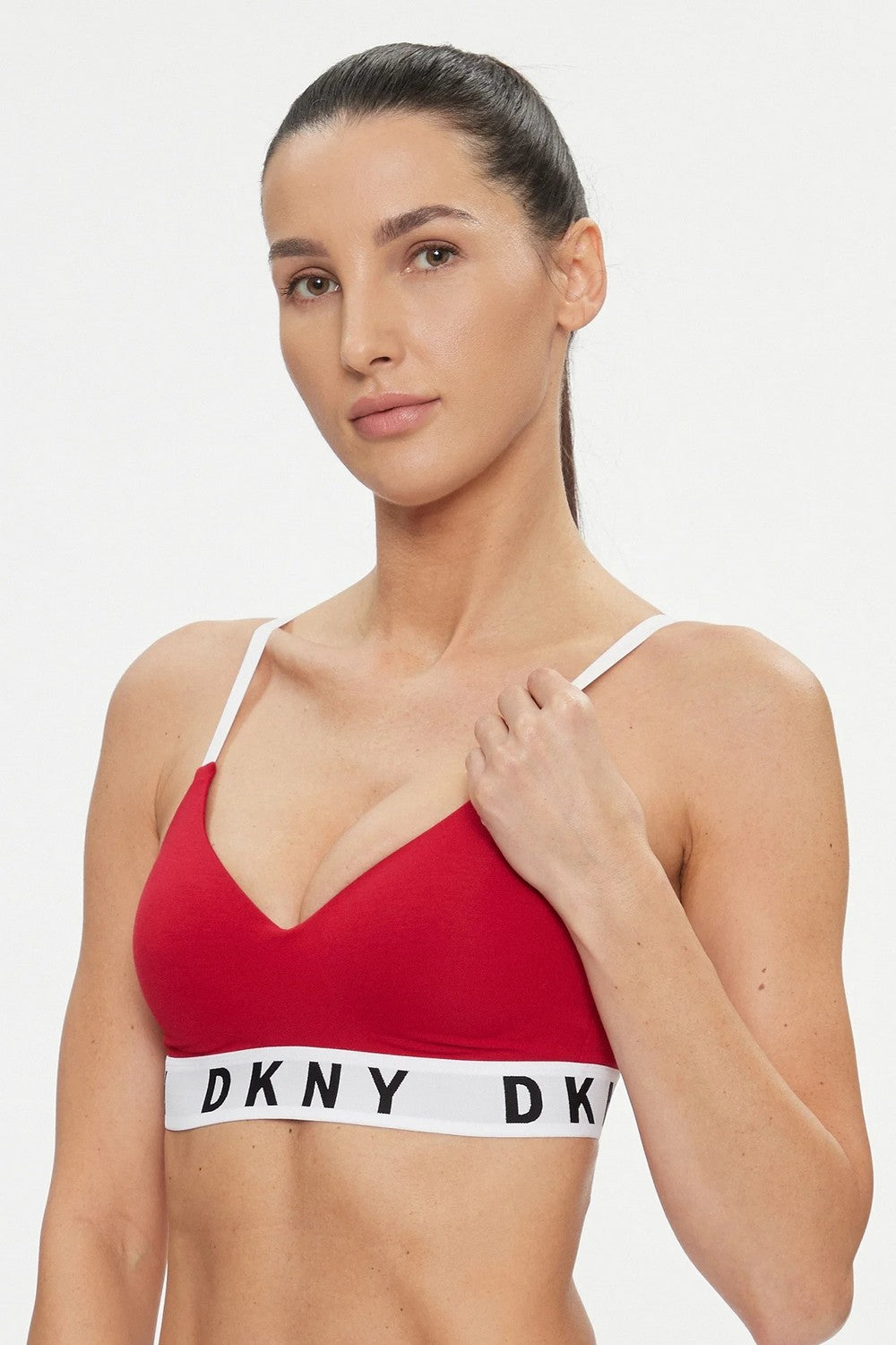 Топ с брендированной резинкой DK4518 cherry