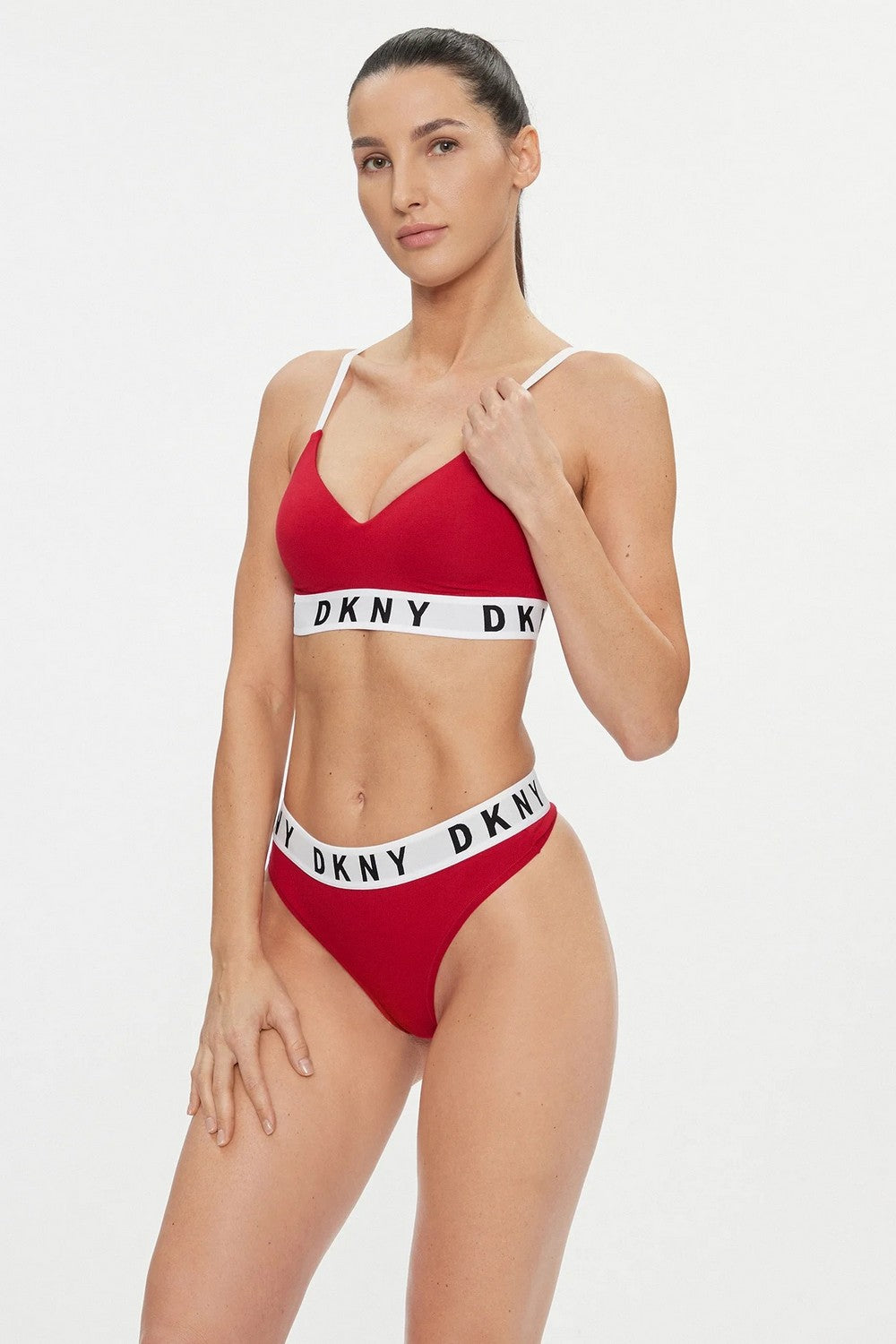 Топ с брендированной резинкой DK4518 cherry