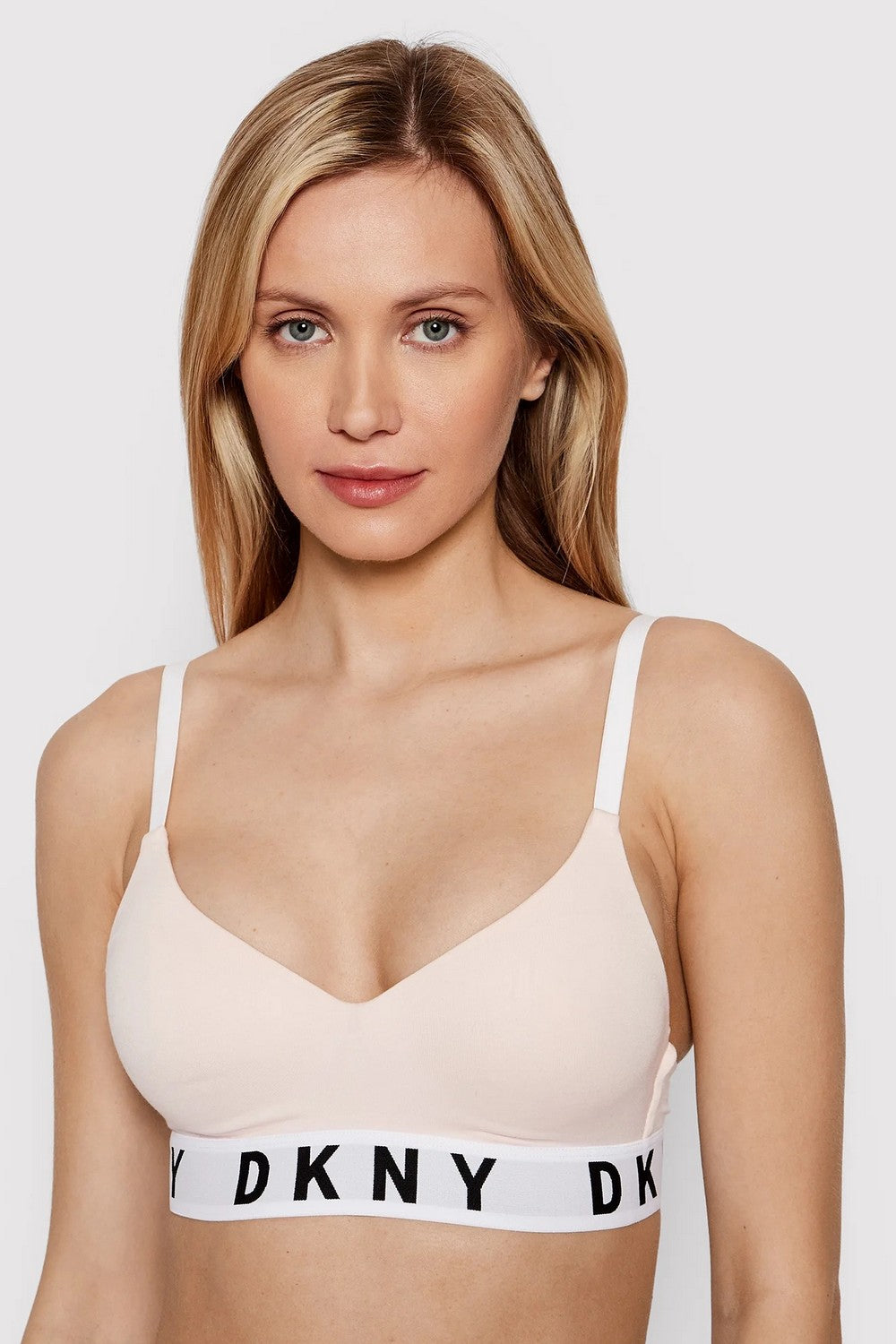 Топ с брендированной резинкой DK4518 pearl cream