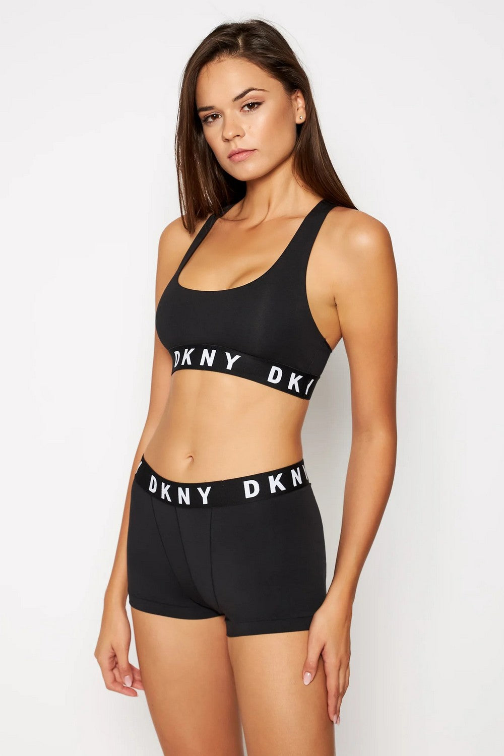 Топ с брендированной резинкой DK4519 black