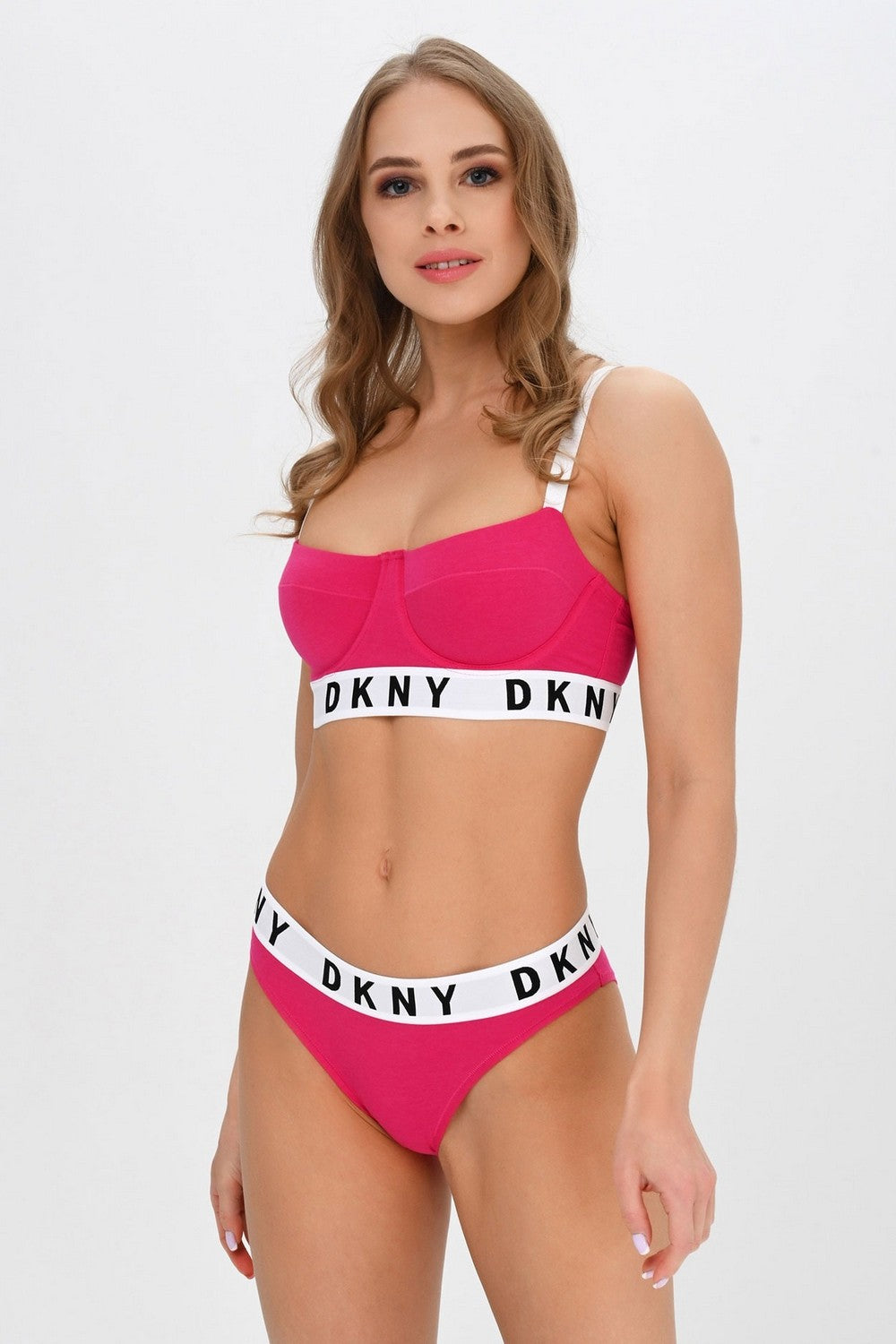 Бюстгальтер балконет на косточках DK4521 raspberry