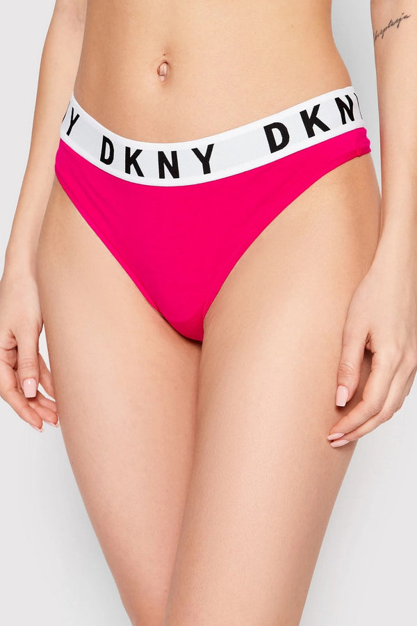 Трусики стринг с логотипом DK4529 raspberry