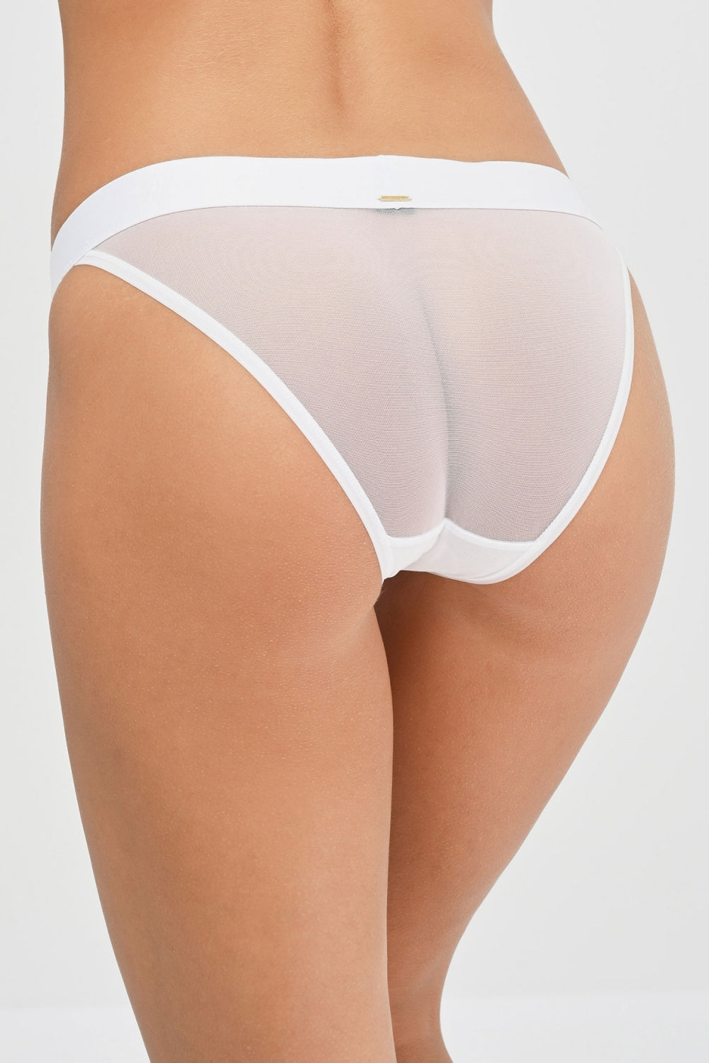 Трусики танга из микросетки DK8945 white