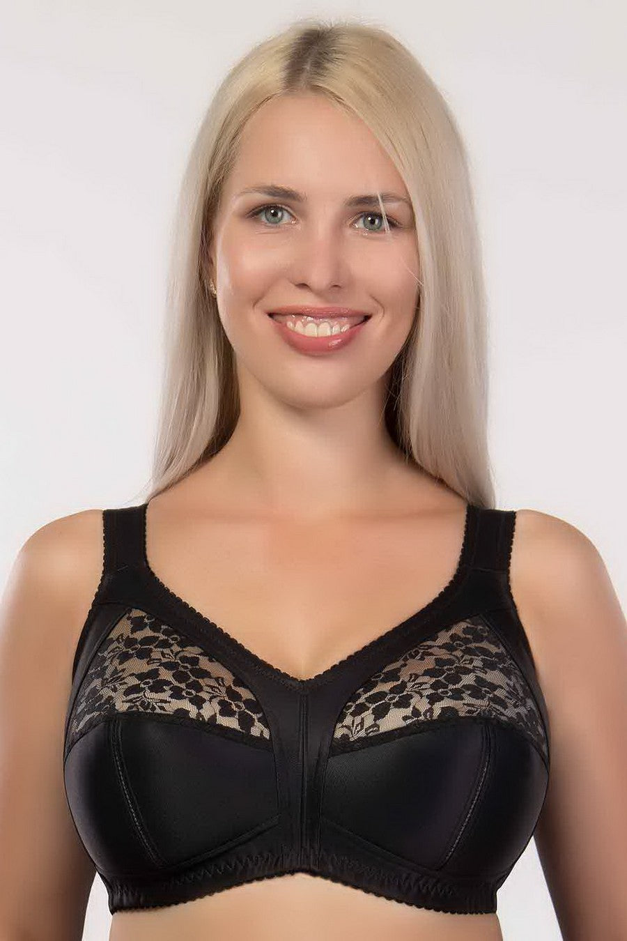 Мягкий бюстгальтер без косточек 1402/501 black