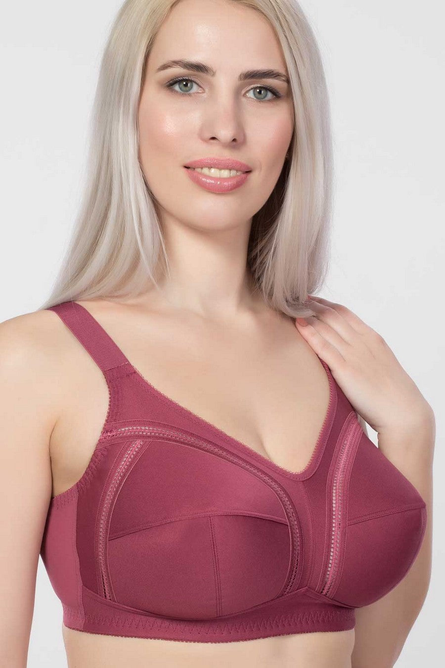 Мягкий бюстгальтер без косточек 1405 marsala