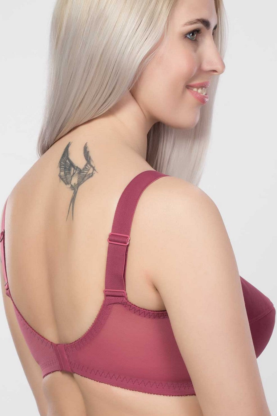 Мягкий бюстгальтер без косточек 1405 marsala