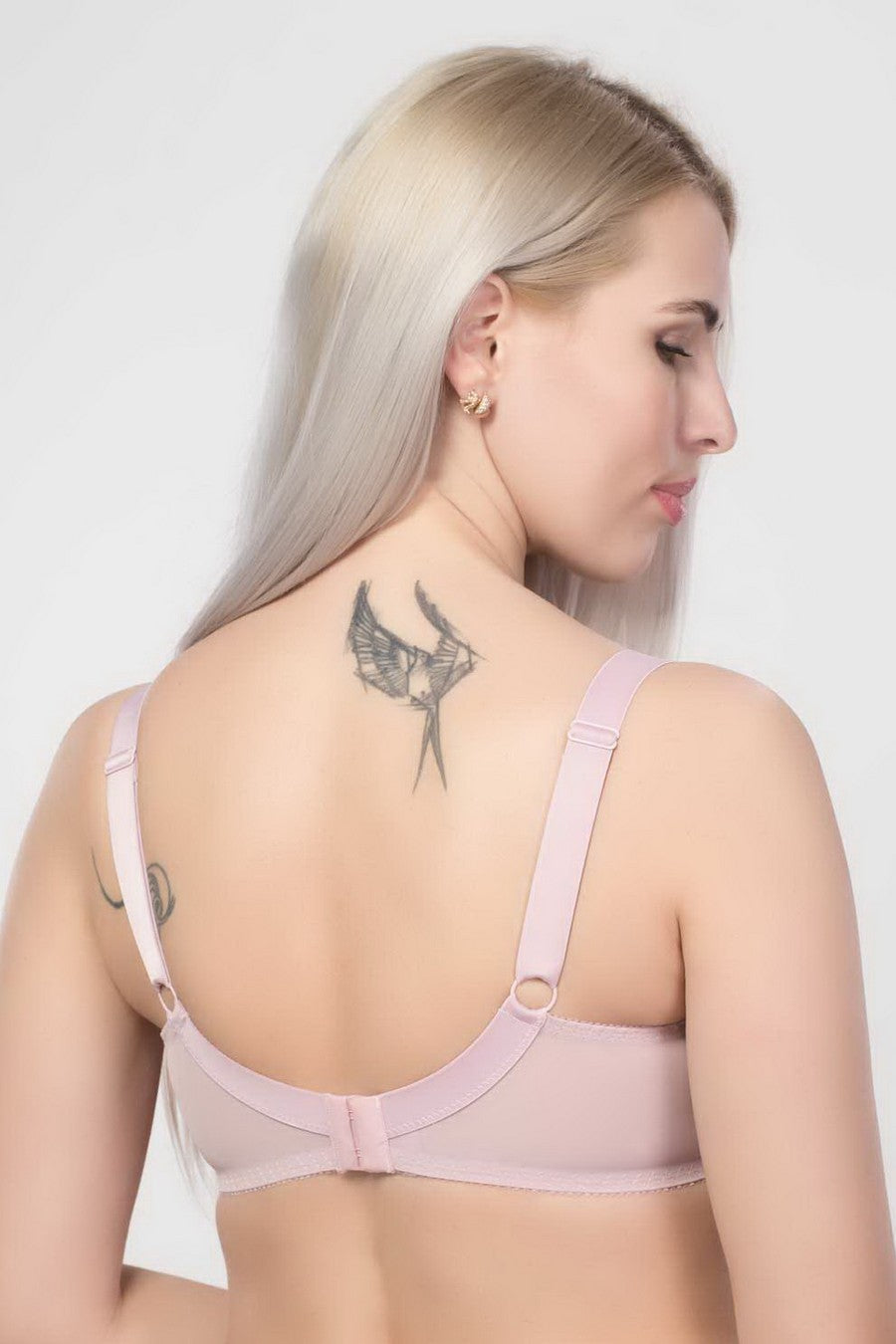 Мягкий бюстгальтер с кружевом 1503/200 lila