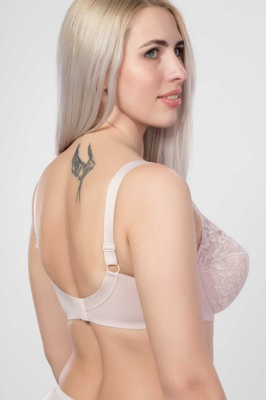 Полудублированный бюстгальтер с кружевом 1703/200 rose pearl