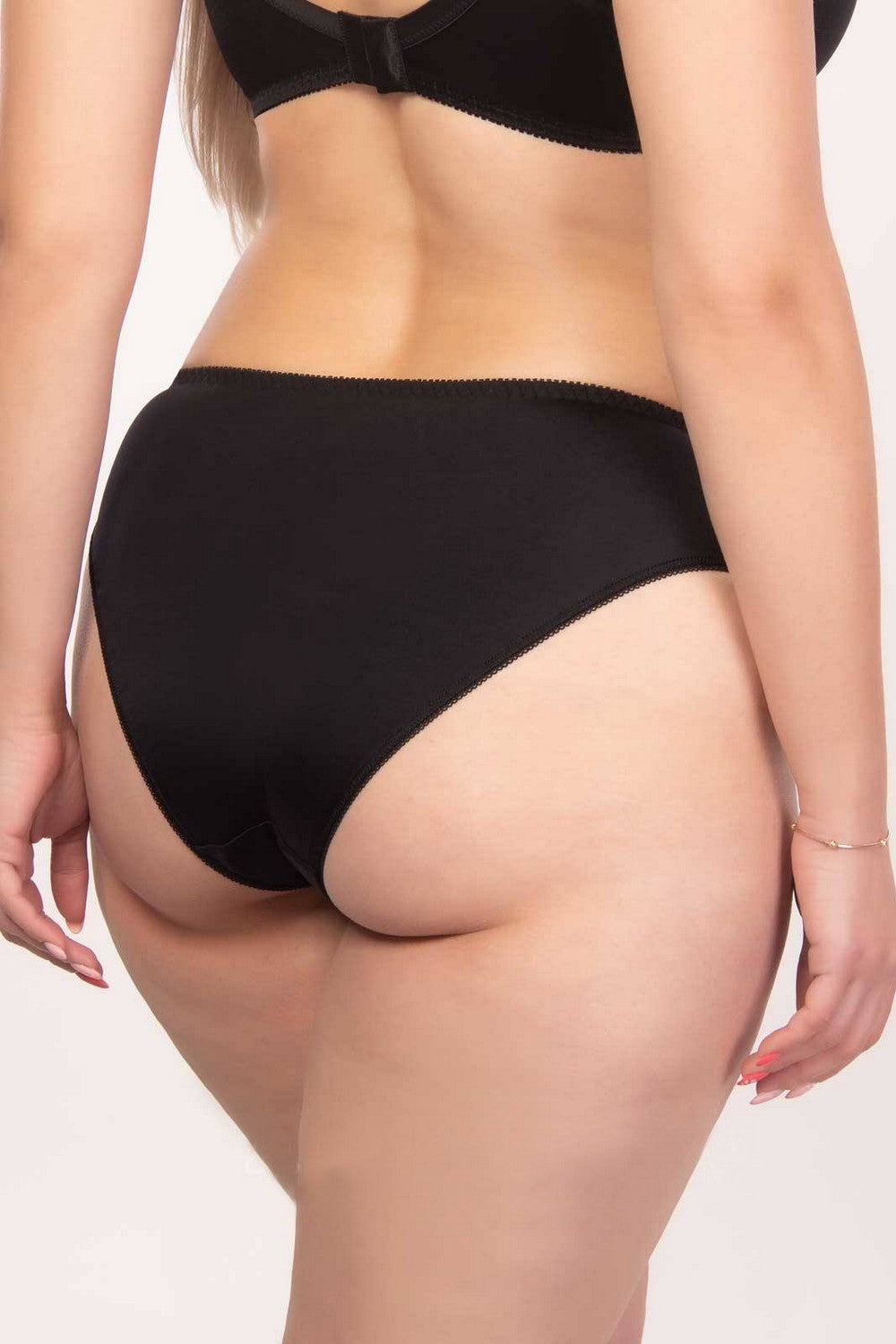 Трусики слип с кружевом 2406/304 black