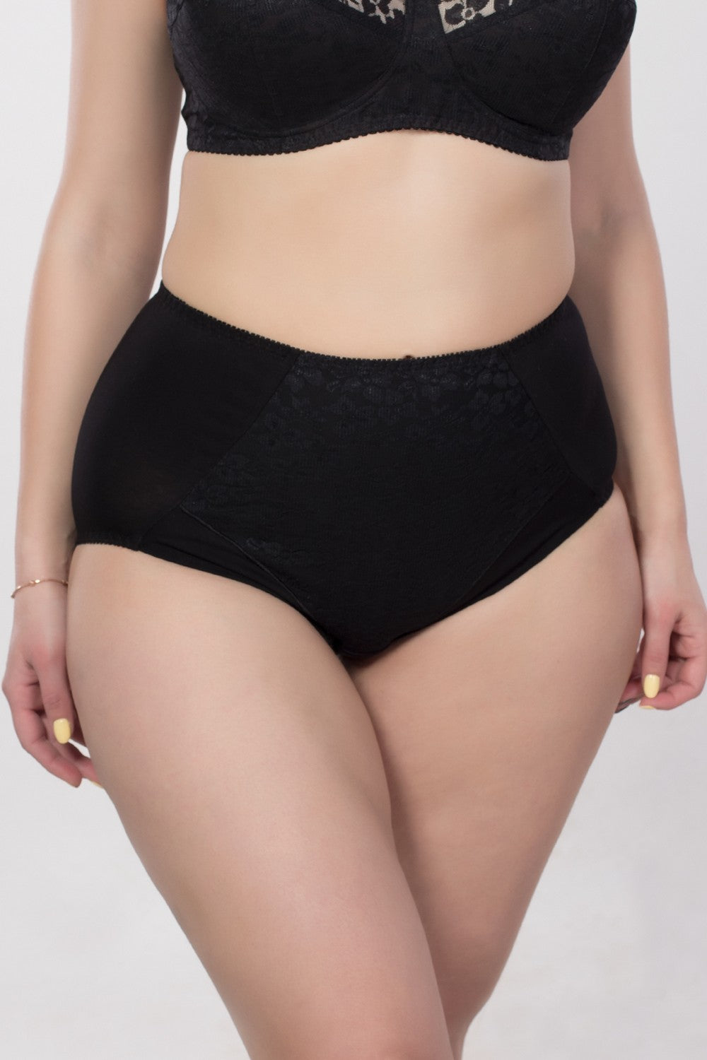 Высокие трусики слип 2505/501 black