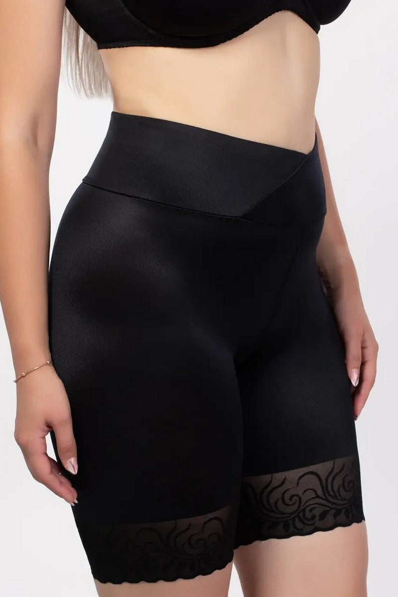 Корректирующие панталоны с кружевом 3100 black
