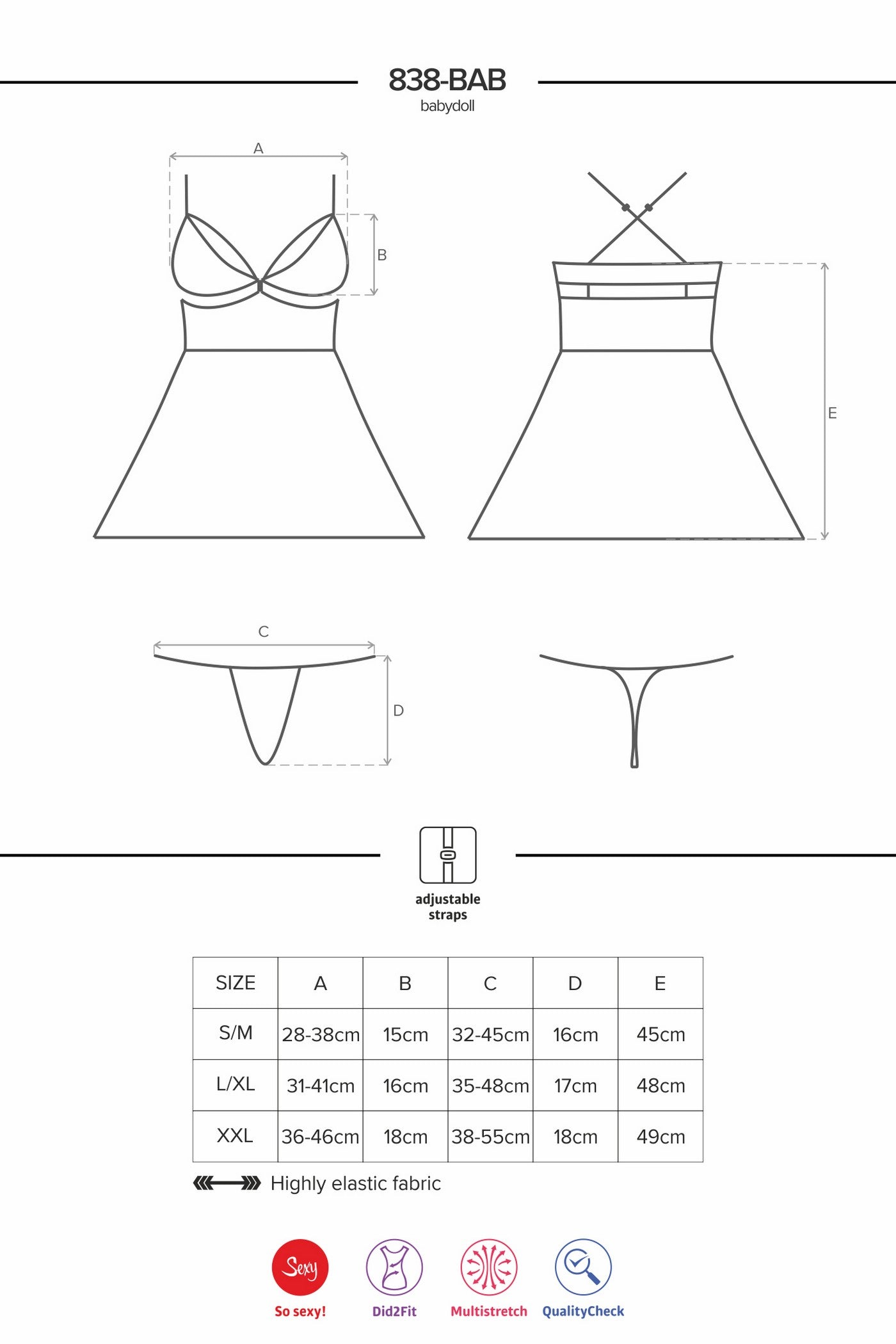 Бебидолл с кружевным лифом 838-BAB-1