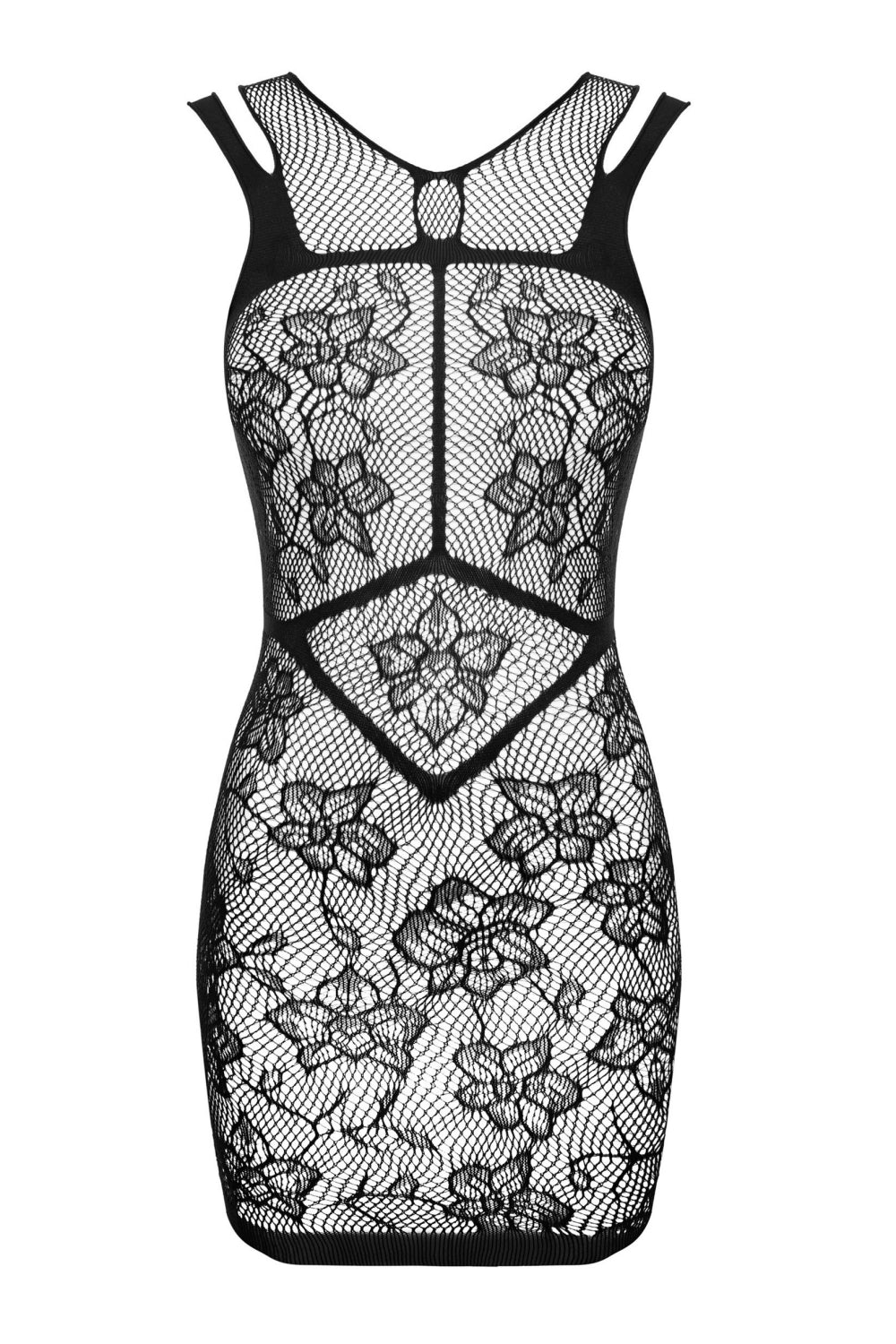 Ажурное платье-сетка D239