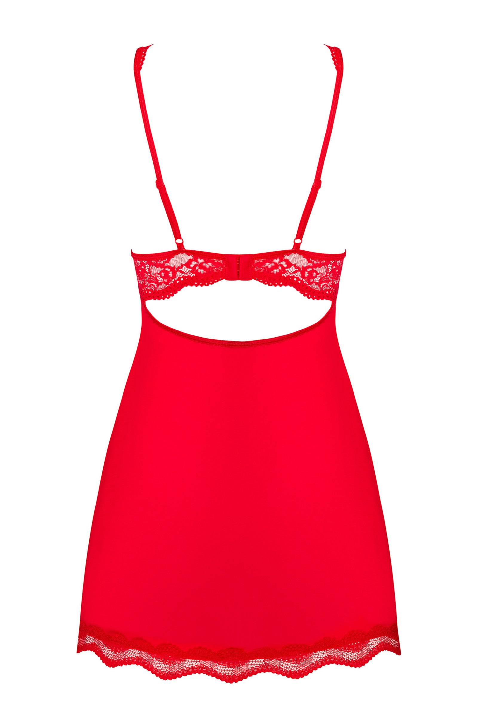 Бебідол з мереживним ліфом Luvae red