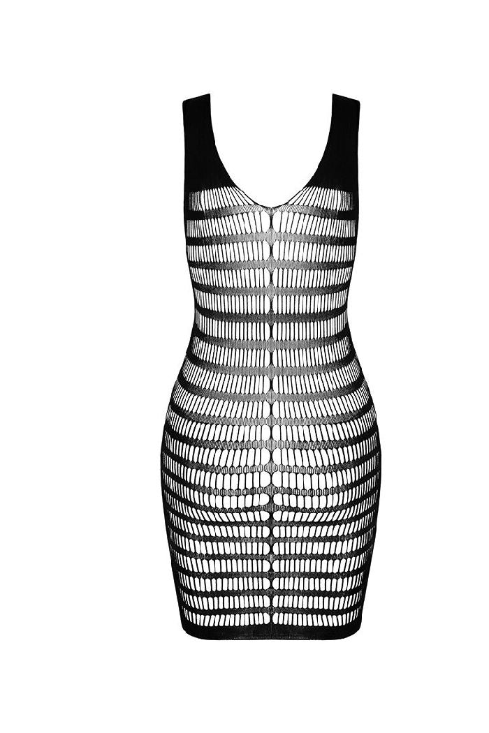 Платье с открытой грудью BS092 black