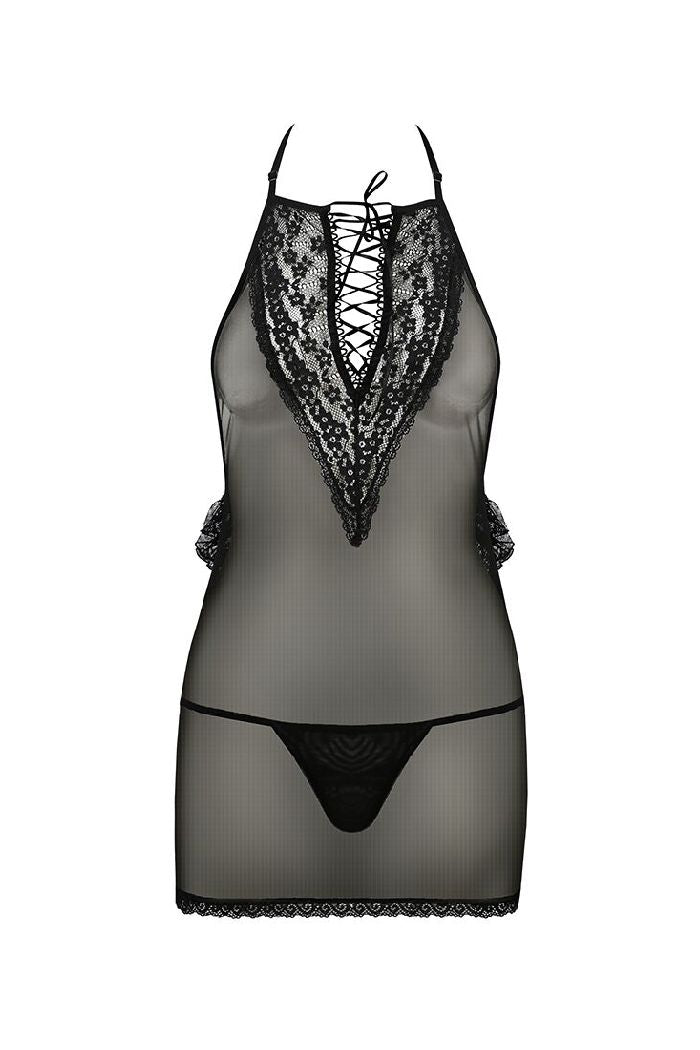 Эротическая сорочка из микросетки Erza