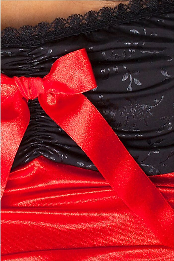 Эротическая сорочка с открытой спиной Lena